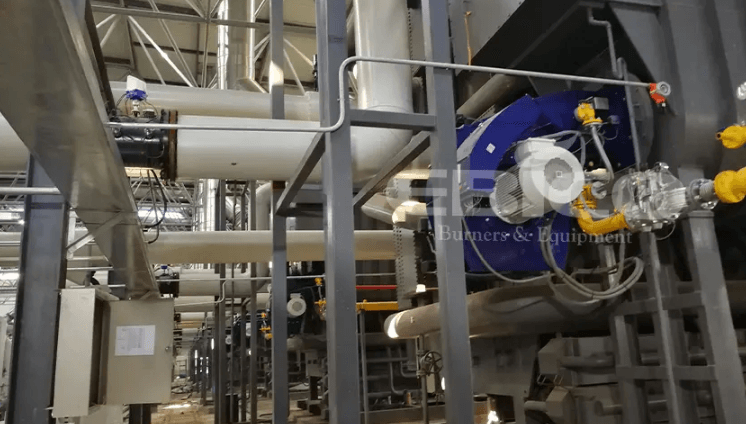 河北華電熱電10噸/時直燃機換熱機組配套低氮燃燒器項目